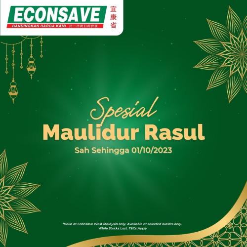 Econsave Maulidur Rasul Promotion (valid until 1 Oct 2023)