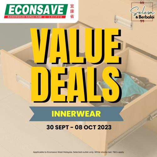 Econsave Innerwear Value Deals Promotion (30 Sep 2023 - 8 Oct 2023)