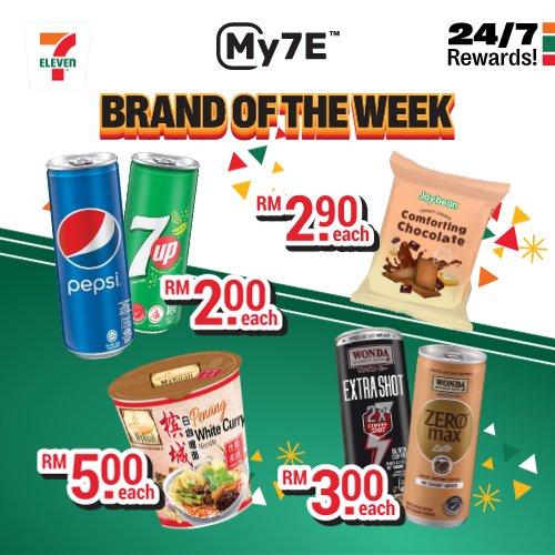 7-Eleven My7E Brand Of The Week Promotion
