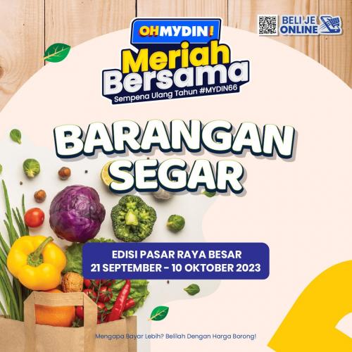 MYDIN Fresh Items Promotion (21 Sep 2023 - 10 Oct 2023)