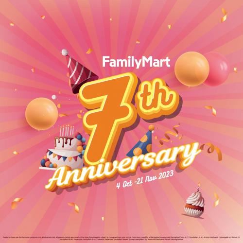 FamilyMart 7th Anniversary Promotion (4 Oct 2023 - 21 Nov 2023)