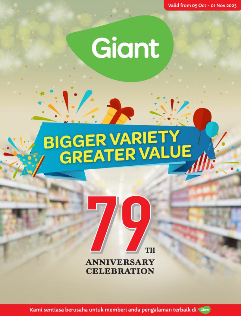 Giant Promotion Catalogue (5 Oct 2023 - 1 Nov 2023)