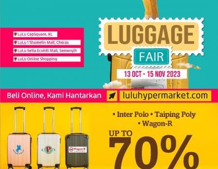 LuLu Luggage Fair (13 October 2023 - 15 November 2023)