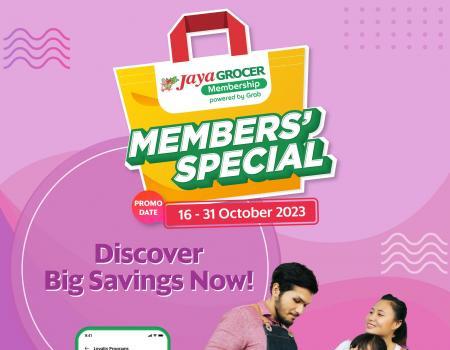 Jaya Grocer Members Special Promotion (16 October 2023 - 31 October 2023)