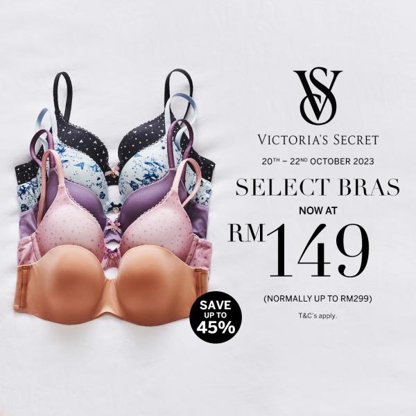 Victoria's Secret Pavilion KL Bras Promotion Up To 45% OFF (20 Oct 2023 - 22 Oct 2023) Victoria's Secret Pavilion KL Bras Promotion Up To 45% OFF (20 Oct 2023 - 22 Oct 2023)