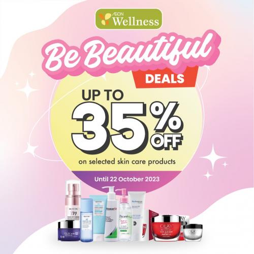 AEON Wellness Skincare Products Promotion Up To 35% OFF (valid until 22 Oct 2023) AEON Wellness Skincare Products Promotion Up To 35% OFF (valid until 22 Oct 2023)