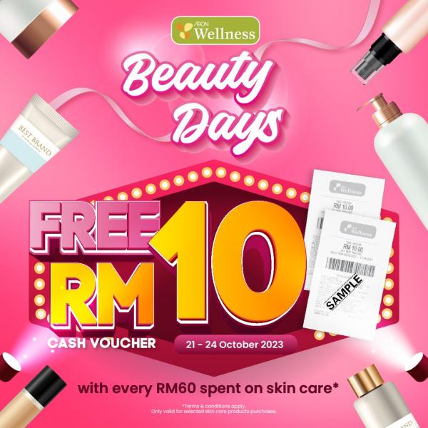 AEON Wellness Skincare Essentials Promotion (21 Oct 2023 - 24 Oct 2023) AEON Wellness Skincare Essentials Promotion (21 Oct 2023 - 24 Oct 2023)
