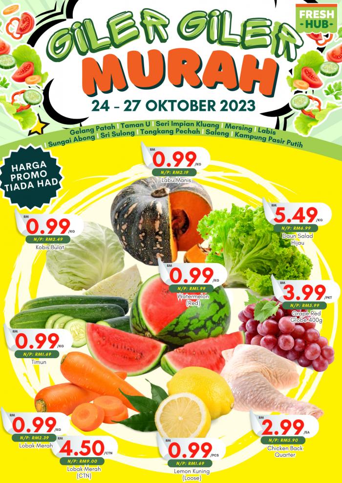 Fresh Hub Promotion (24 Oct 2023 - 27 Oct 2023)
