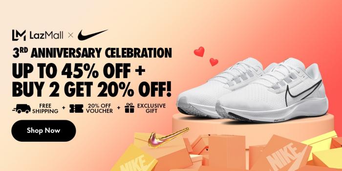 Nike Lazada 3rd Anniversary Celebration Sale Nike Lazada 3rd Anniversary Celebration Sale