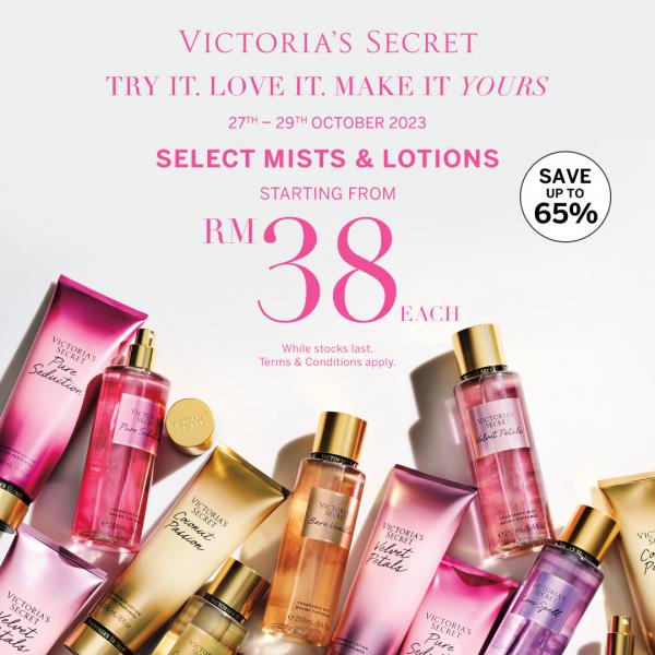 Victoria's Secret Pavilion KL Mist and Lotion Promotion (27 Oct 2023 - 29 Oct 2023) Victoria's Secret Pavilion KL Mist and Lotion Promotion (27 Oct 2023 - 29 Oct 2023)