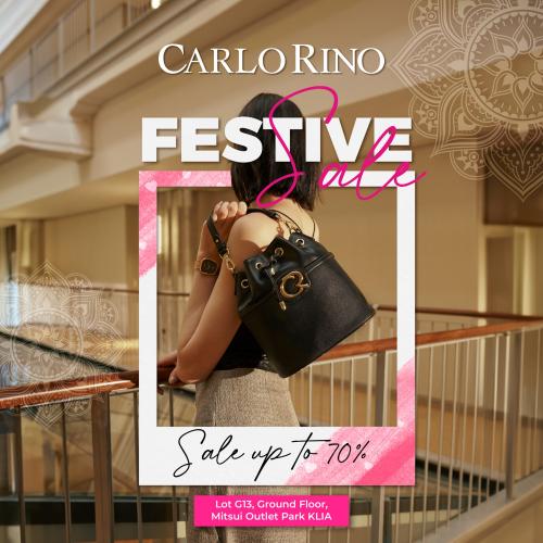 Carlo Rino Festive Sale Up To 70% OFF at Mitsui Outlet Park