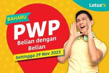 Lotus's PWP Promotion: Save Up to 50% on Additional Items valid until 29 November 2023