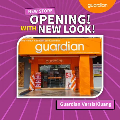 Guardian Versis Kluang Opening Promotion