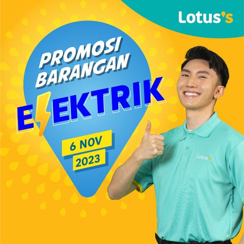 Lotus's Electrical Items Promotion (6 Nov 2023 - 22 Nov 2023)