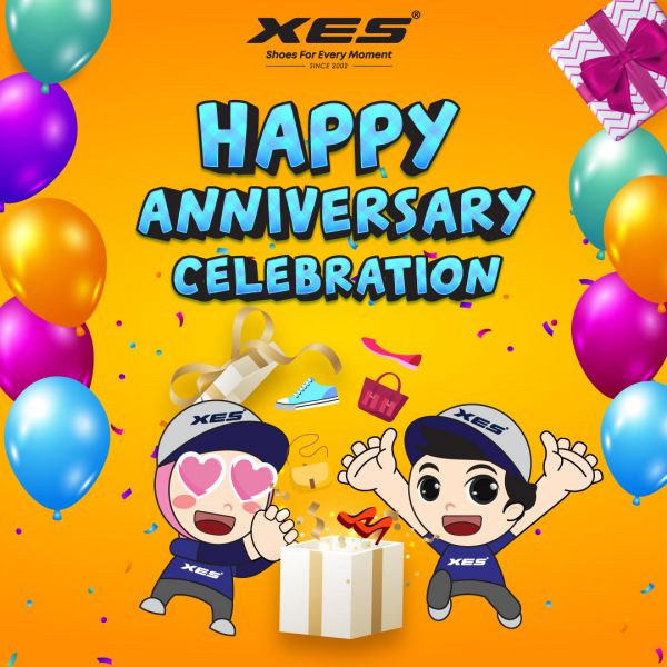 XES Shoes Anniversary Celebration Sale from 16 Nov 2023 until 19 Nov 2023 XES Shoes Anniversary Celebration Sale from 16 Nov 2023 until 19 Nov 2023
