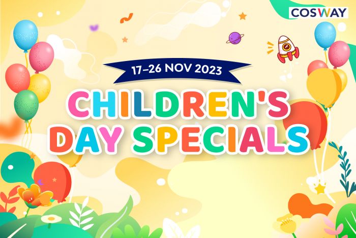 Cosway Children's Day Specials from 17 Nov 2023 until 26 Nov 2023 Cosway Children's Day Specials from 17 Nov 2023 until 26 Nov 2023