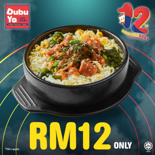 DubuYo 12th Anniversary Promotion: Honey Bulgogi Chicken Ramyeon for RM12! DubuYo 12th Anniversary Promotion: Honey Bulgogi Chicken Ramyeon for RM12!