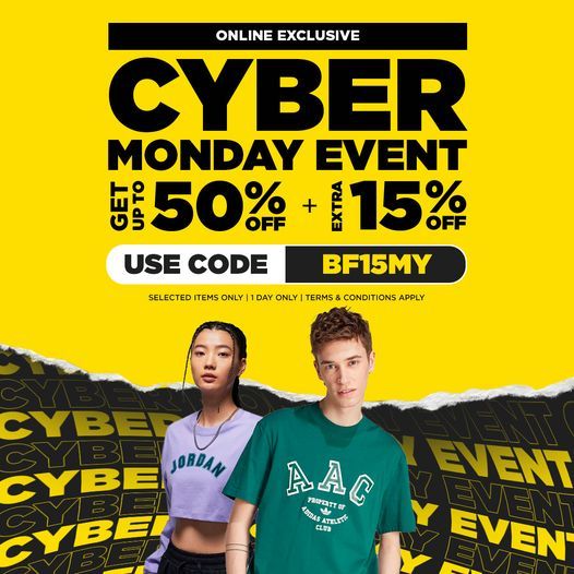 JD Sports Cyber Monday Sale 2023: Get Up To 50% OFF + Extra 15% OFF JD Sports Cyber Monday Sale 2023: Get Up To 50% OFF + Extra 15% OFF