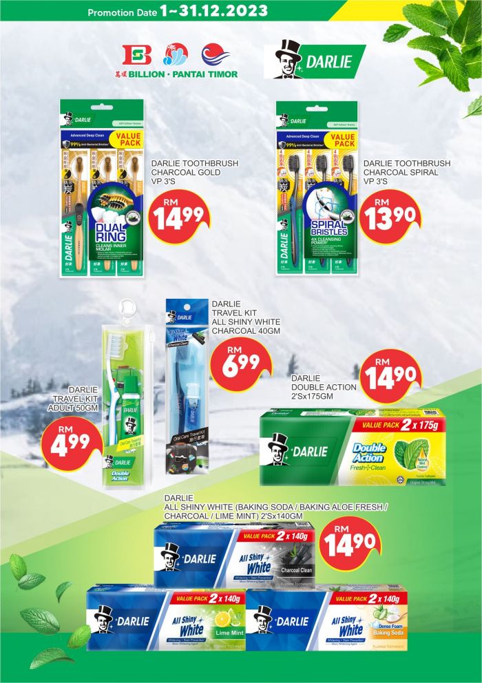 BILLION & Pantai Timor Darlie Promotion (1 Dec 2023 - 31 Dec 2023) BILLION & Pantai Timor Darlie Promotion (1 Dec 2023 - 31 Dec 2023)