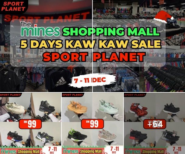 Sport Planet The Mines Kaw Kaw Sale: Unbelievable Discounts Up to 80% Off (7 Dec 2023 - 11 Dec 2023) Sport Planet The Mines Kaw Kaw Sale: Unbelievable Discounts Up to 80% Off (7 Dec 2023 - 11 Dec 2023)