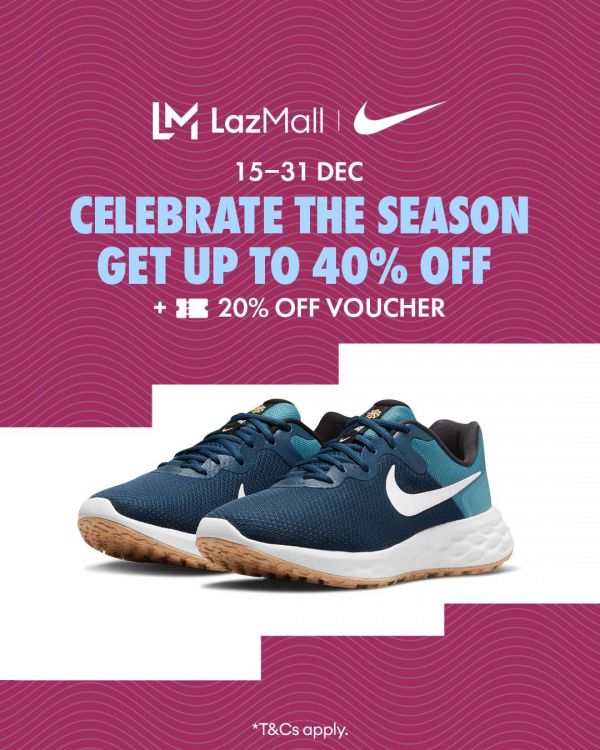 Nike Lazada Year End Sale (15 Dec 2023 - 31 Dec 2023) Nike Lazada Year End Sale (15 Dec 2023 - 31 Dec 2023)