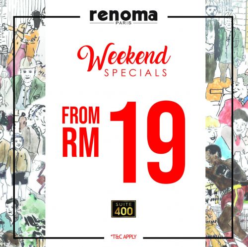 Renoma Paris Weekend Sale at Johor Premium Outlets (22 Dec 2023 - 24 Dec 2023) Renoma Paris Weekend Sale at Johor Premium Outlets (22 Dec 2023 - 24 Dec 2023)