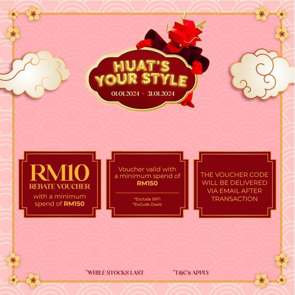 Padini CNY Sale (1 Jan 2024 - 31 Jan 2024) Padini CNY Sale (1 Jan 2024 - 31 Jan 2024)