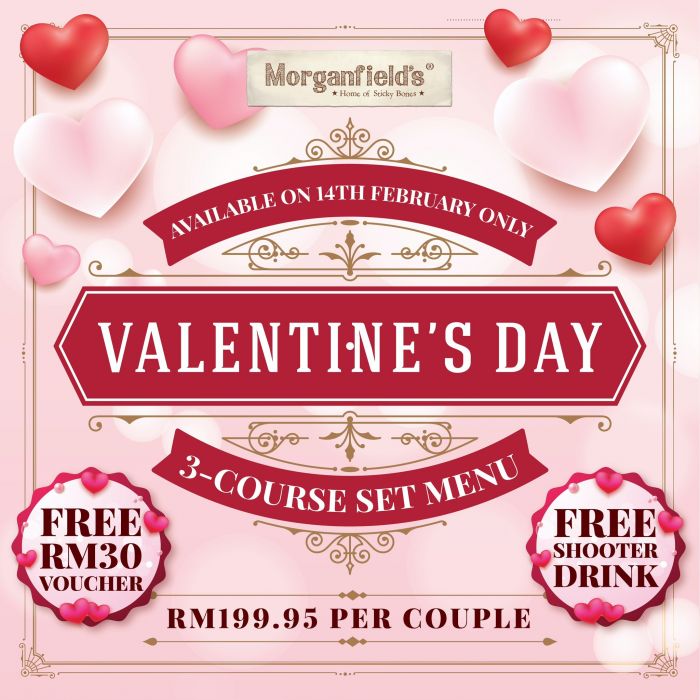 Morganfield's Valentine's Day Menu 2024 Morganfield's Valentine's Day Menu 2024