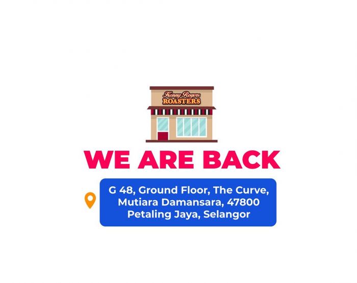 Kenny Rogers Roasters Returns to The Curve with Reopening Deals! 2x Chicken for RM38! Kenny Rogers Roasters Returns to The Curve with Reopening Deals! 2x Chicken for RM38!