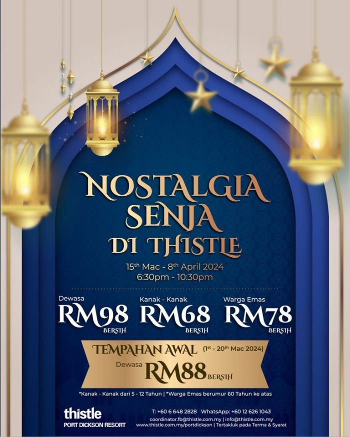 Thistle Port Dickson Resort Ramadan Promotion (15 Mar - 8 Apr 2024) Thistle Port Dickson Resort Ramadan Promotion (15 Mar - 8 Apr 2024)