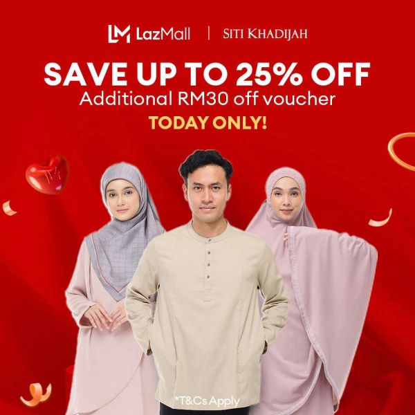 Siti Khadijah Lazada Sale Save Up To 25% OFF (28 Mar 2024) Siti Khadijah Lazada Sale Save Up To 25% OFF (28 Mar 2024)