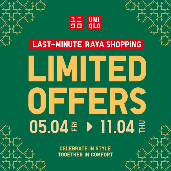 UNIQLO Limited Offer Raya 2024 (5-11 Apr 2024) UNIQLO Limited Offer Raya 2024 (5-11 Apr 2024)