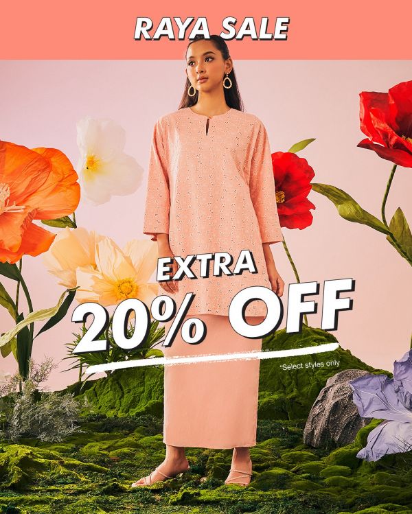 Poplook Raya Sale Extra 20% OFF (until 15 Apr 2024) Poplook Raya Sale Extra 20% OFF (until 15 Apr 2024)