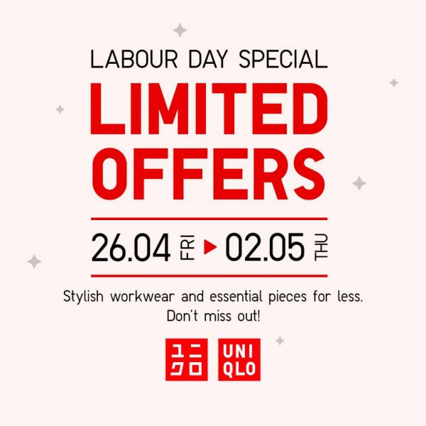 Refresh Your Wardrobe with UNIQLO’s Labour Day Limited Offers! Refresh Your Wardrobe with UNIQLO’s Labour Day Limited Offers!