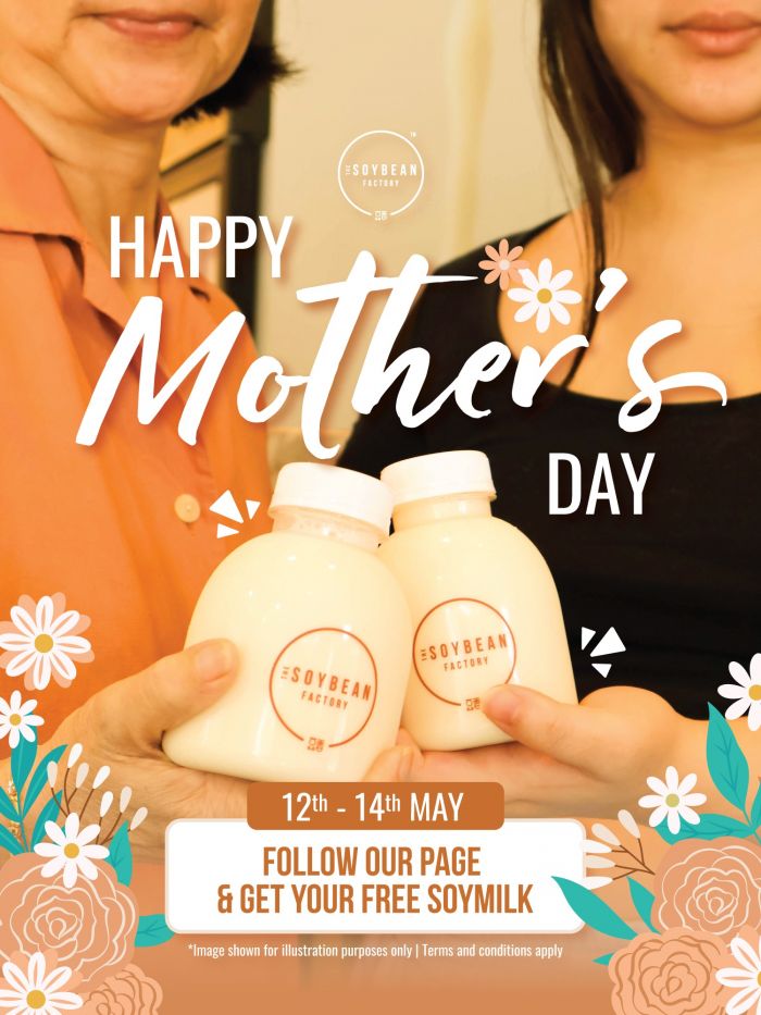 Celebrate Mother's Day with The Soybean Factory's Special Promotion! Celebrate Mother's Day with The Soybean Factory's Special Promotion!