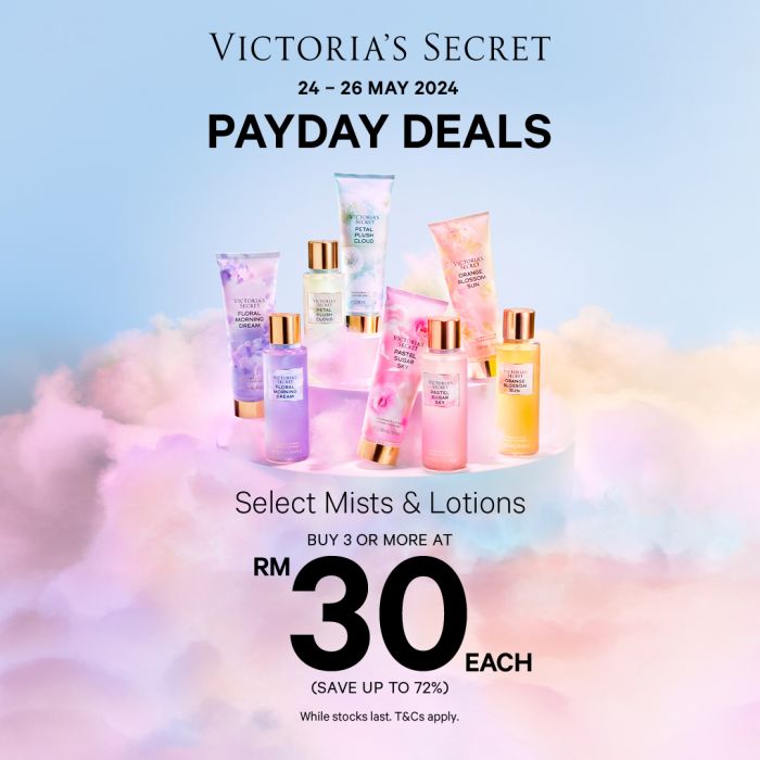 Victoria's Secret Payday Sale at Pavilion KL: 24-26 May 2024 Victoria's Secret Payday Sale at Pavilion KL: 24-26 May 2024