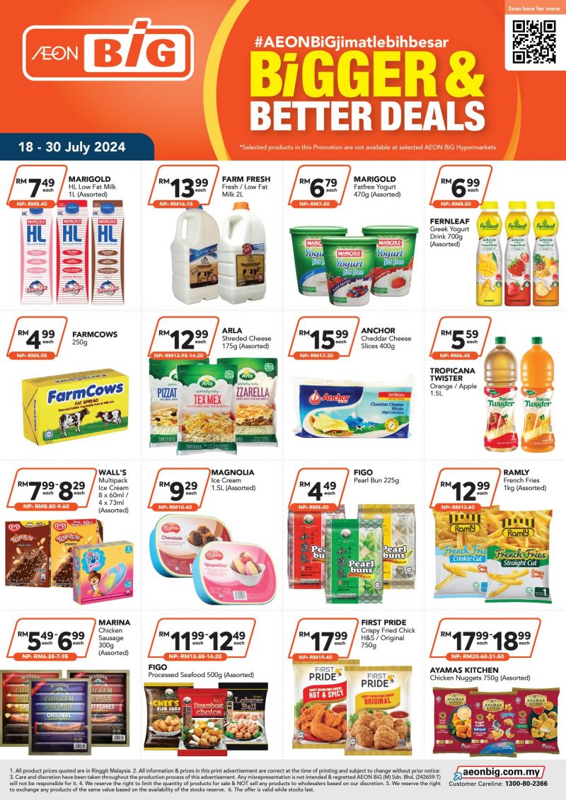 AEON BiG Promotion Catalogue: Unbeatable Deals from 18-30 July 2024! AEON BiG Promotion Catalogue: Unbeatable Deals from 18-30 July 2024!