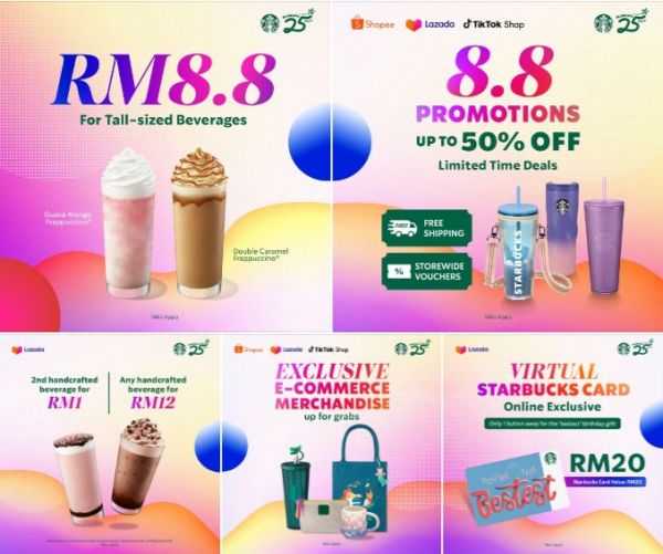Starbucks 8.8 Sale: Exciting Deals on Shopee, Lazada, and TikTok Shop (8 August 2024) Starbucks 8.8 Sale: Exciting Deals on Shopee, Lazada, and TikTok Shop (8 August 2024)