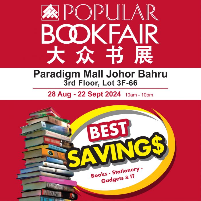POPULAR Book Fair at Paradigm Mall JB (28 August - 22 September 2024) POPULAR Book Fair at Paradigm Mall JB (28 August - 22 September 2024)