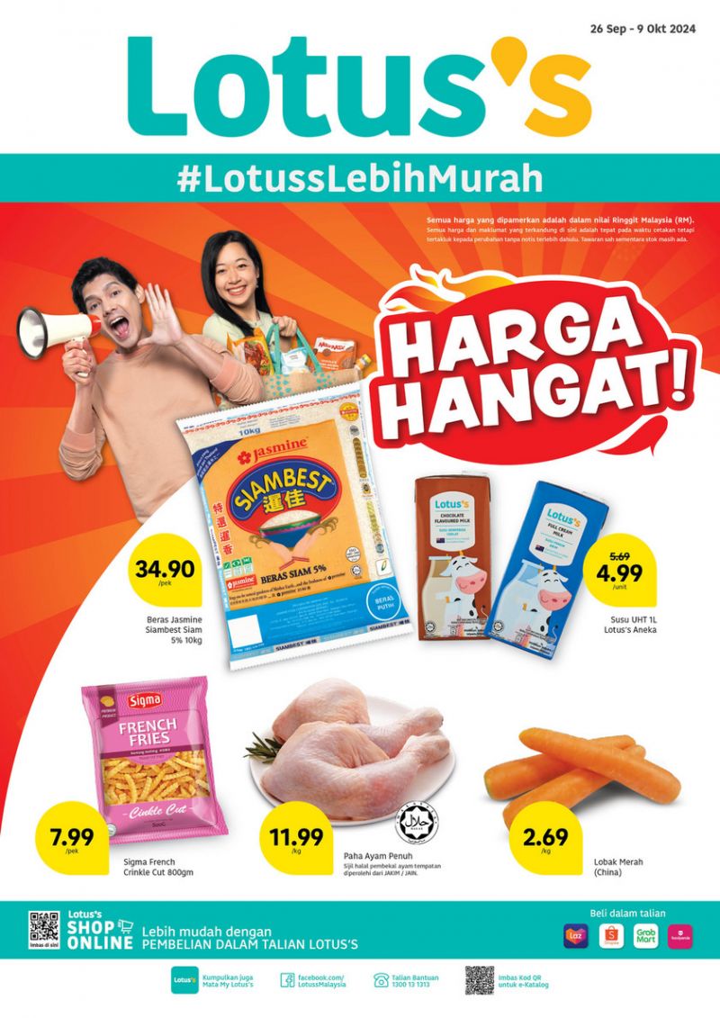 Lotus’s Promotion Catalogue 26 September - 9 October 2024 | Best Deals & Offers!