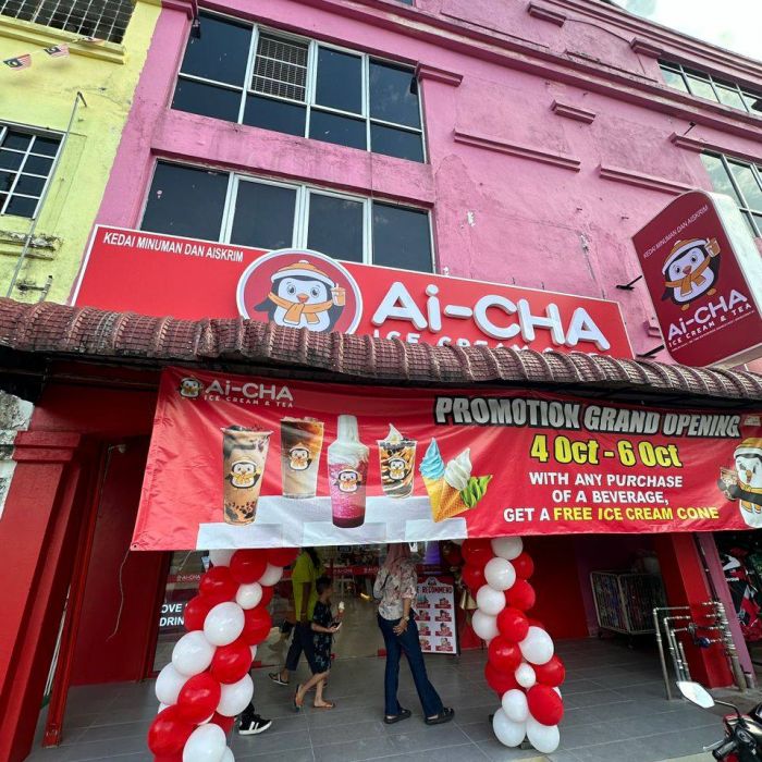 Ai-CHA Taman Medan PJ Grand Opening (4-6 October 2024) - Free Ice Cream with Any Beverage! Ai-CHA Taman Medan PJ Grand Opening (4-6 October 2024) - Free Ice Cream with Any Beverage!