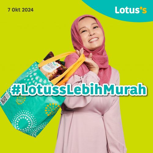 Lotus's Lebih Murah Promotion: Best Deals on Groceries (7-9 October 2024) Lotus's Lebih Murah Promotion: Best Deals on Groceries (7-9 October 2024)