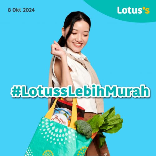 Lotus’s Lebih Murah Promotion: Save Big on Groceries and Essentials (8-16 October 2024) Lotus’s Lebih Murah Promotion: Save Big on Groceries and Essentials (8-16 October 2024)