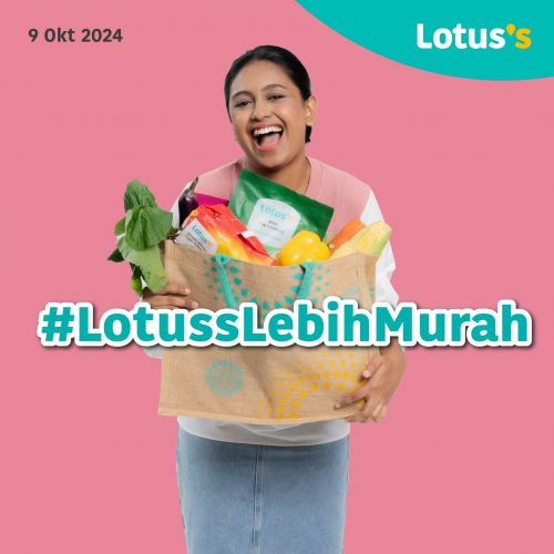 Lotus’s Lebih Murah Promotion: Fresh Discounts & Deals (9-16 October 2024) Lotus’s Lebih Murah Promotion: Fresh Discounts & Deals (9-16 October 2024)