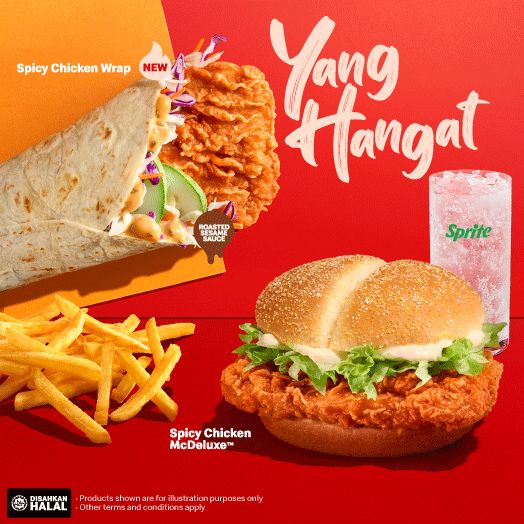 McDonald's Spicy Chicken Wrap & Spicy Chicken McDeluxe – Get the Heat Now! McDonald's Spicy Chicken Wrap & Spicy Chicken McDeluxe – Get the Heat Now!