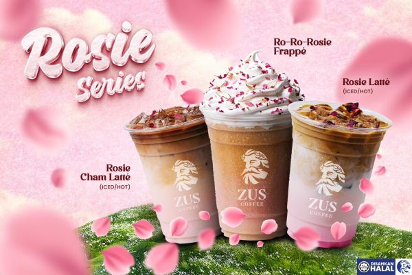 ZUS Coffee Rosie Series: Enjoy the Floral Delight with Ro-Ro-Rosie Frappé and Rosie Latte! ZUS Coffee Rosie Series: Enjoy the Floral Delight with Ro-Ro-Rosie Frappé and Rosie Latte!
