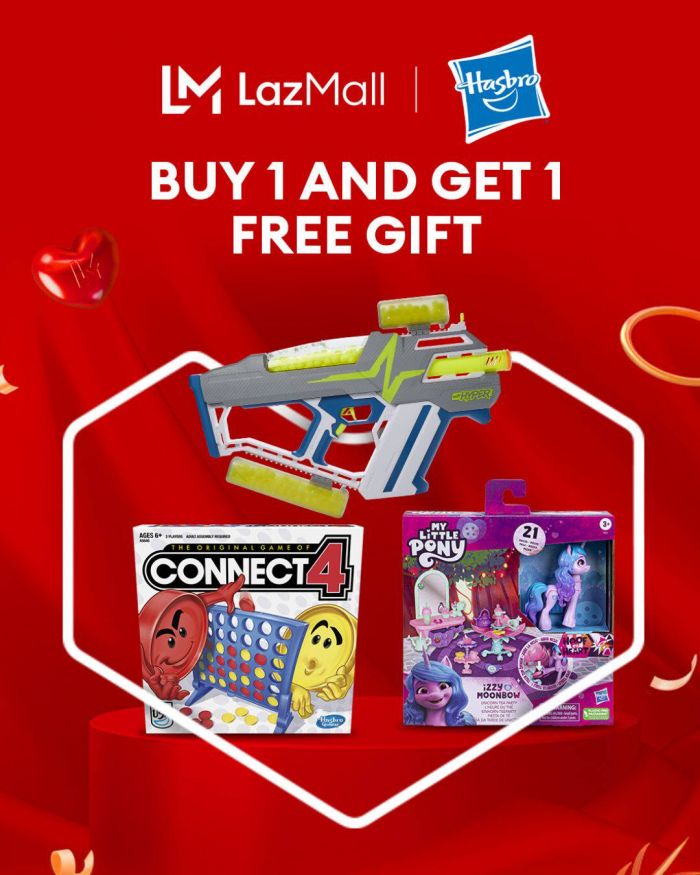 Lazada Hasbro Carnival Sale: Buy 1 Get 1 Free + Up To 20% Off (28-31 October 2024) Lazada Hasbro Carnival Sale: Buy 1 Get 1 Free + Up To 20% Off (28-31 October 2024)