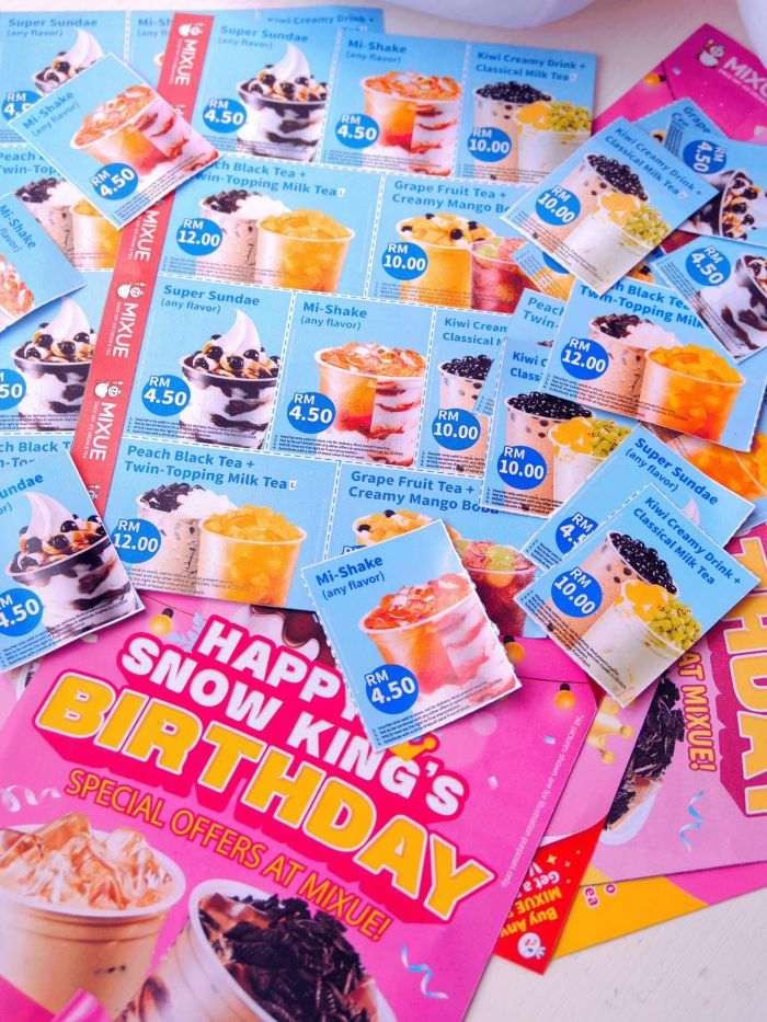 Mixue Snow King's Birthday Promotion: Free Vouchers & Special Offers (4-22 November 2024) Mixue Snow King's Birthday Promotion: Free Vouchers & Special Offers (4-22 November 2024)