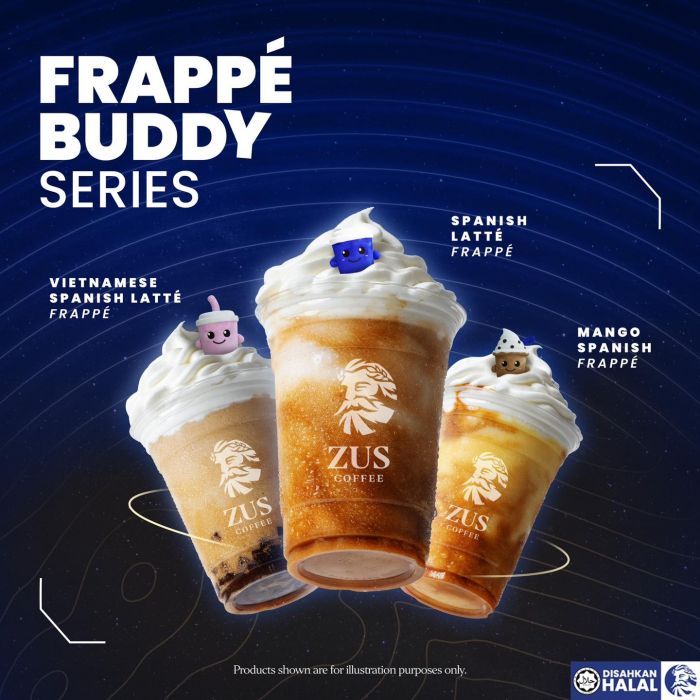 ZUS Coffee Frappe Buddy Series: Celebrate with New Flavors! ZUS Coffee Frappe Buddy Series: Celebrate with New Flavors!