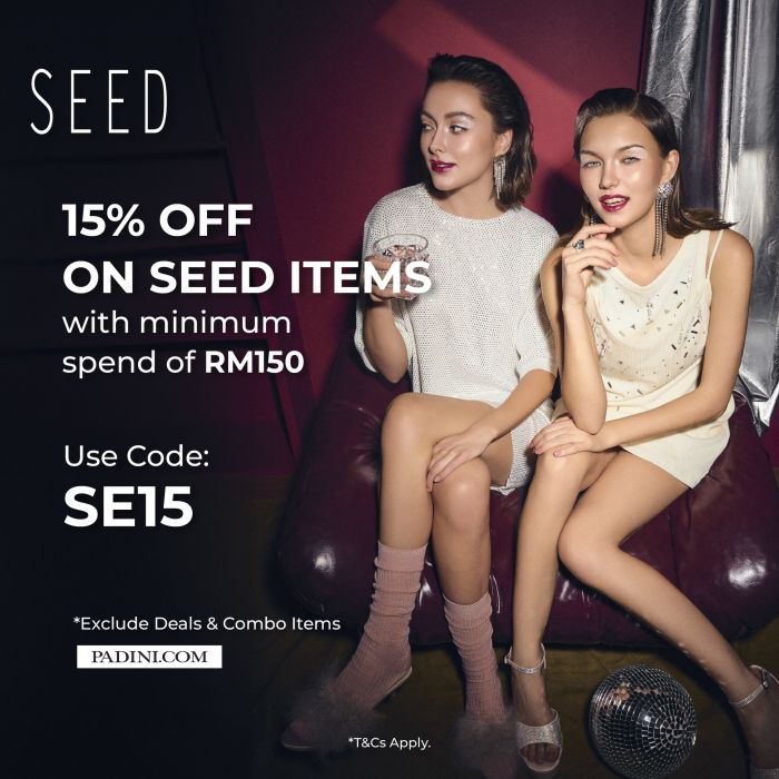 Padini SEED Promotion: 15% Off Chic Styles (14-30 Nov 2024) Padini SEED Promotion: 15% Off Chic Styles (14-30 Nov 2024)